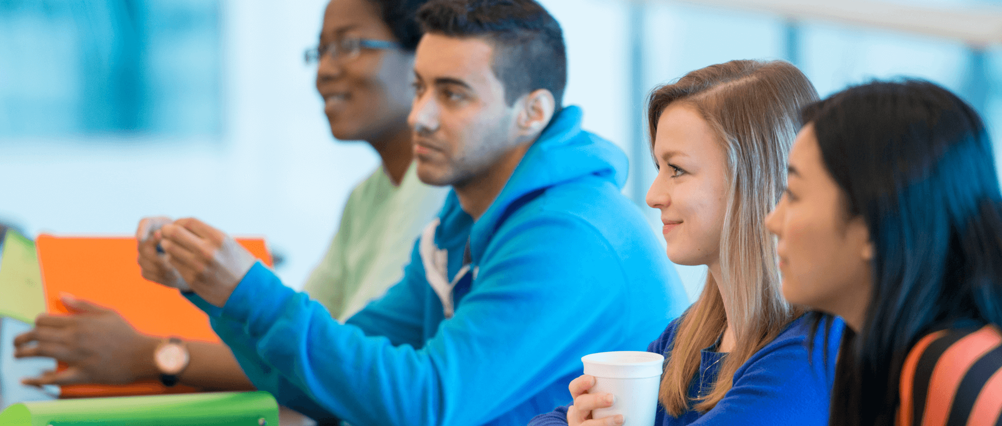 People meeting in a webinar