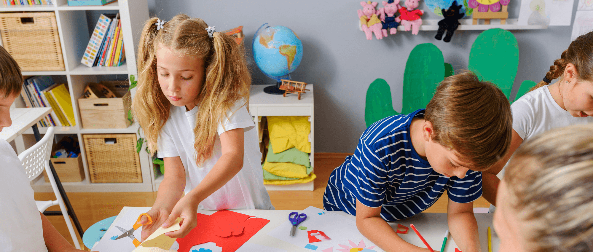 Kids crafting