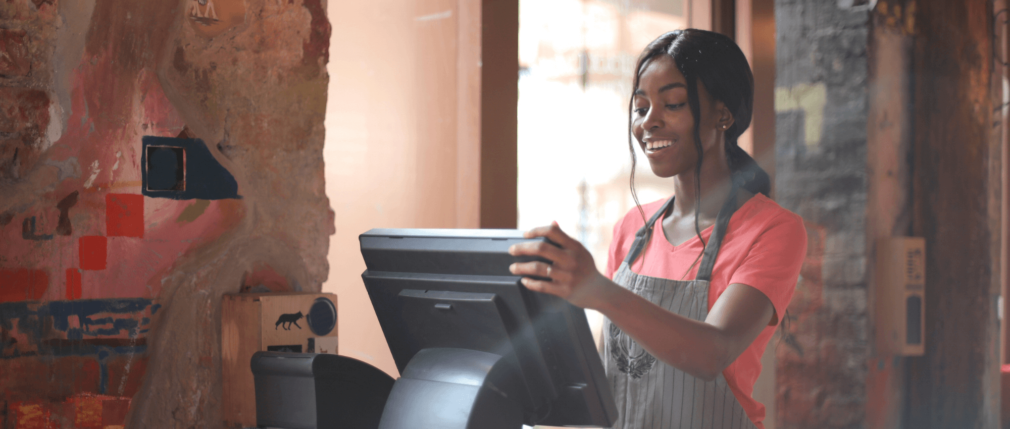 A cash register