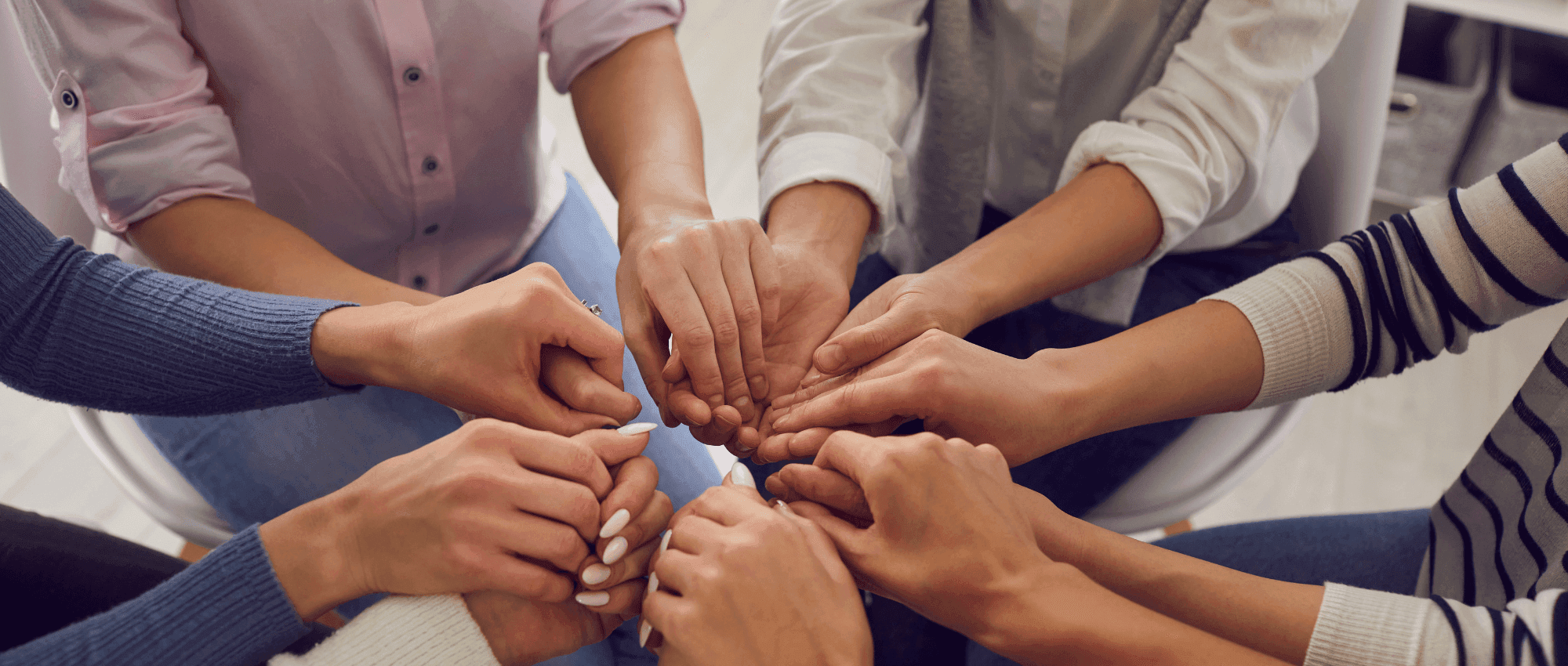 People holding hands