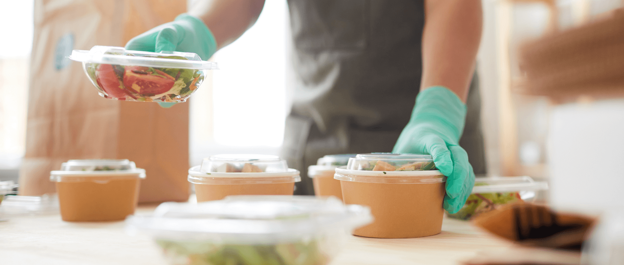 A person preparing food